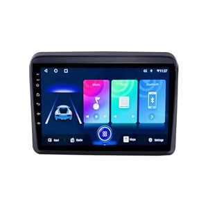 wireless carplay amp stereo auto 9inch 1280p car android display with gorilla glass  android 13  ts-9 processor  4gb amp 64gb framehd camera - compatible with ertiga