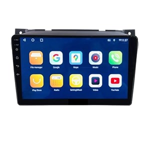 wireless carplay amp stereo auto 9inch 1280p car android display with gorilla glass  android 13  ts-7 processor  2gb amp 32gb framehd camera included - compatible with a star
