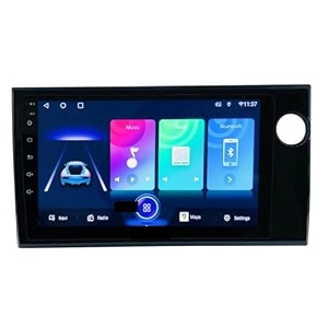 wireless carplay amp stereo auto 9inch 1280p car android display with gorilla glass  android 13  ts-7 processor  2gb amp 32gb framehd camera included - compatible with brio