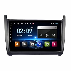 wireless carplay amp stereo auto 9inch 1280p car android display with gorilla glass  android 13  ts-7 processor  2gb amp 32gb framehd camera included - compatible with rapid