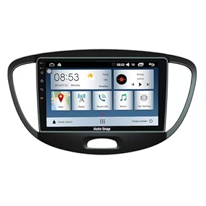 wireless carplay amp stereo auto 9inch 1280p car android display with gorilla glass  android 13  ts-9 processor  4gb amp 64gb framehd camera - compatible with old i10