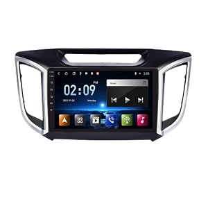 wireless carplay amp stereo auto 9inch 1280p car android display with gorilla glass  android 13  ts-9 processor  4gb amp 64gb framehd camera - compatible with creta