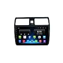 2K Diamond Dual Knob Android Car Stereo Touch Screen | 10.1 Inch Display | 4GB RAM + 64GB ROM | Quad Core | Wireless CarPlay &amp; Android Auto + Frame + AHD Rear Camera-Compatible with Swift Type 1