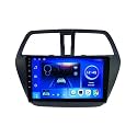 Wireless CarPlay &amp; Stereo Auto 9inch 1280P Car Android Display with Gorilla Glass | Android 13 | TS-9 Processor | 4GB &amp; 64GB +Frame+HD Camera - Compatible with S Cross