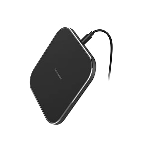 talabat 15w type-c qi-certified wireless charger with compatible for i-phone 15141312 series galaxy s24s23 series pixel 87 series one-plus 99 pro  black