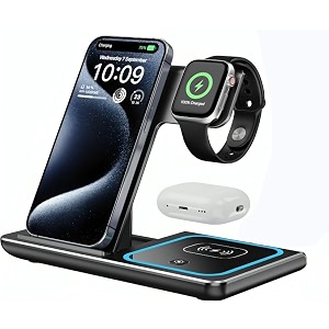 wireless charger blk_3in1fldstnd001