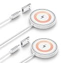 for Pixel Wireless Charger Magnetic Wireless Charger Fast Charging Pad Pixelsnap Phone Charger for Google Pixel 10a 10 Pro 10 Pro XL 9A 9,15W MagSafe Charger USB-C/A Compatible iPhone 17 Pro Max 16 15