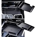 Wireless Charging Protective Mat & Center Console Storage Organizer Mat for Lexus TX TX350/TX350h/TX450h+/TX500h 2026 2025 2024, Interior Accessories Silicone Anti-Slip Console Cover Pad, Black
