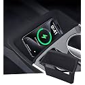 Wireless Charging Protective Mat for Chevrolet Equinox 2027 2026 2025 (Not for EV) Interior Accessories Center Console Anti-Slip Wireless Charger Cover Pad Protector for 2025-2027 Equinox