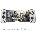 Wireless Controller for iPhone 17/Android/PC/iPad/Tablet/Appl Arcade MFi Games/Switch/PS4, Support Streaming on PS5/Xbox/PC Console, Cloud Gaming Gamepad Joystick - Turbo/6-Axis Gyro/Dual Motors - White