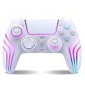 Wireless Controller for P4 with LED Lighting,Remote Control for P4,White
