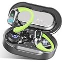 Wireless Earbuds, 2026 Bluetooth 5.4 Headphones Sport, 50Hrs HiFi Stereo Deep Bass Over-Ear buds with ENC Noise Cancelling Mic, IP7 Waterproof &amp; LED Display Earphones with Earhooks for Workout/Running