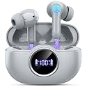 Rinsmola Wireless Earbuds Bluetooth 5.4 Headphones Deep Bass Ear Bud, 4 ENC Noise Cancelling Mic, 40+Hrs USB-C Earphone in-Ear, IP-X7 Waterproof Headset Sport Gym Workout for Android iOS