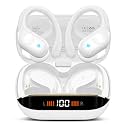Wireless Earbuds,75Hrs Bluetooth 5.4 Headphones with Earhooks Over Ear Buds