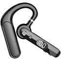 Wireless Earphone Compatible with Motorola Moto X/(2nd/Gen)/Play - Ear-Hook Headphone Boom Mic Open-Ear Handsfree Single Headset Over The Ear