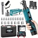 Wireless electric ratchet wrench set, brushless electric ratchet wrench, suitable for home and car repairs, a holiday gift for men, optional. (Upgrade battery * 2+toolbox)