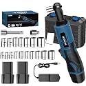 Wireless electric ratchet wrench set, brushless electric ratchet wrench, suitable for home and car repairs, a holiday gift for men, optional. (luxury set)
