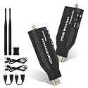 MICROWARE Wireless HDMI Transmitter and Receiver, 2.4/5.8GHz, 50M,165FT Plug and Play, 1080P Expansion of Multiple Televisions, Wireless HDMI Extender for Laptop, PC, HDTV/Projector 50 Meters