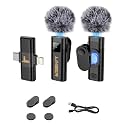 Wireless Lavalier Microphone for iPhone, Noise Cancelling