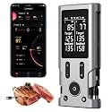 Smart Wireless Meat Thermometer with 2 Probes &amp; 800ft Range, Bluetooth Grill Food Thermometer, Digital Backlit Screen, 0.5S Instant Read, NIST ±0.5℉ Accuracy for Kitchen BBQ, Oven, Smoker, Air Fryer