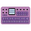 M-VAVE Wireless Portable FM Synthesizer with Built-in Speaker and Battery, 6 Operators, 32 Algorithms, 128 Preset Sounds, Display Screen, 6 Built-in Effects, Arpeggiator, 16-Step Sequencer (Purple)