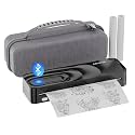 Wireless Portable Thermal Printer, Bluetooth Inkless Mobile Printer for Phone Laptop, Fit Various Sizes Thermal Paper 8.5"x11" US Letter A4, Included Carry Bag & Paper kit