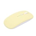Wireless Silent Mouse, Cordless Mouse Smart Mini Portable 3 Speed DPI Adjustable Cordless Mouse for Office Laptop Computer Tablet(Yellow)