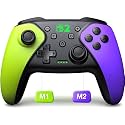 ELISWEEN Switch 2 Controller for Nintendo Switch 2/Switch/OLED/Lite, Wireless Pro Controller with Macro Back Buttons, 3-Speed Turbo, Motion Control, Adjustable Vibration, 1000mAh Battery