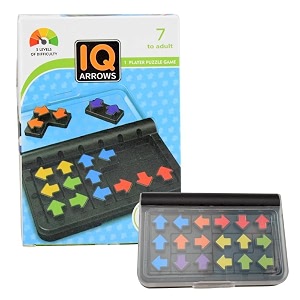wirescorts iq arrow game  educational brainstorming puzzle game  120 multi-level logic challenges  travel-friendly strategy game for kids 7  single player