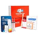 Wisdom Teeth Recovery Kit | Reusable Head Wrap with Ice Packs | Oral Irrigation Syringe, Salt Water Rinse, Gauze, Tea Bags, Electrolytes, Toothbrush