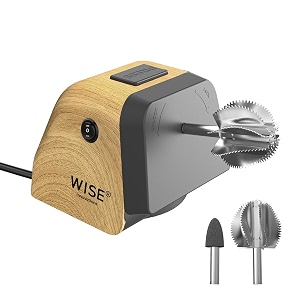 wise electric coconut scraper machine with vortex blade dual mode switch anti-skid base high torque motor for fast coconut grating ideal for kitchen home amp commercial use