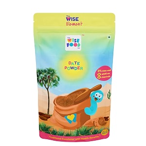 wise food - natural date powder no seed  no chemicals  no additives  rich in natural fiber and minerals  date sugar kharik date powder 400g