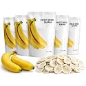 Wise Harvest Freeze-Dried Bananas, Sliced, Five 1 oz bags