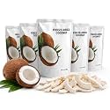 Wise Harvest Freeze Dried Coconut, Five 1 oz bags