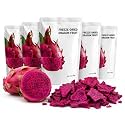 Wise Harvest Freeze Dried Dragon Fruit, Five 1oz Bags