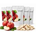 Wise Harvest Freeze Dried FUJI Apples, Slices, Five 1 oz Bags