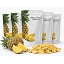 Wise Harvest Freeze Dried Pineapple, Five 1 oz Bags