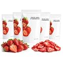 Wise Harvest Freeze Dried Strawberries, Five 1 oz Bags