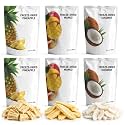 Wise Harvest Freeze-Dried Tropical Fruit, Six 1 oz bags