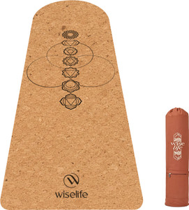 Wiselife Arch Cork Natural Rubber Yoga Mat