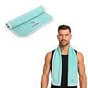 Wiselife Gym Towel Quick Dry Microfiber Workout Towel for Men & Women Super Absorbent, Lightweight & Soft Sweat Ideal for Gym, Fitness, Travel & Sports – 100% Microfiber Sea Green