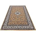 Wish Carpet Beautifull Design High Performanc Runner Carpet for Your Floor and Bedroom Size 2 x 6 Feet Color Gold