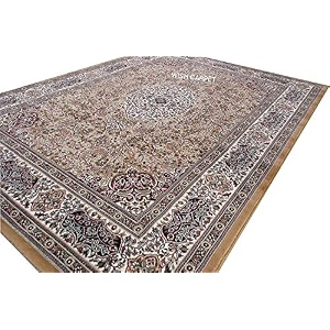 wish carpet kashmiri design persian carved amp living room with 1 inch thickness 6 x 9 feet colour multi gold