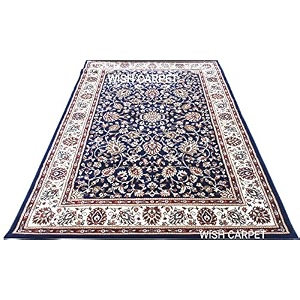 wish carpet kashmiri design persian carved carpet for bed room with 1 inch thickness 4 x 6 feet colour multi