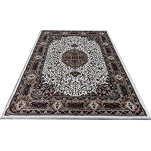 wish carpet kashmiri design persian carved carpet for your hall amp living room with 1 inch thickness 8 x 11 feet 240x330 cm ivory