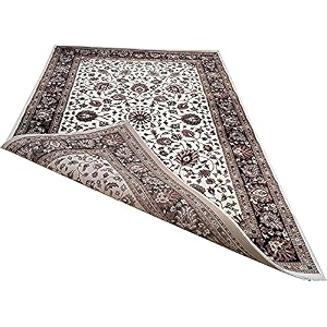 wish carpet kashmiri design persian carved amp living room with 1 inch thickness 6 x 9 feet colour ivory