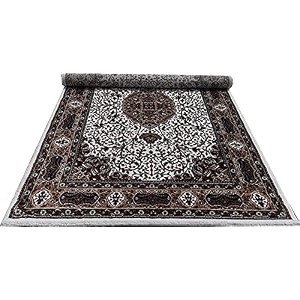 wish carpet kashmiri design persian carved carpet for your hall amp living room with 1 inch thickness 5 x 7 feet 150x210 cm ivory