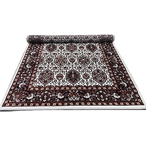 wish carpet kashmiri design persian carved carpet for your hall amp living room with 1 inch thickness 8 x 11 feet 240x330 cm ivory