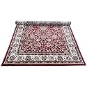 Wish Carpet Kashmiri Design Persian Carved Carpet for Your Hall &amp; Living Room with 1 inch Thickness 8 X 11 Feet (240x360 cm) Colour Multi