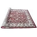 Wish Carpet Kashmiri Design Persian Carved Carpet for Your Hall &amp; Living Room with 1 inch Thickness 9 X 12 Feet (270x360 cm) Colour Multi